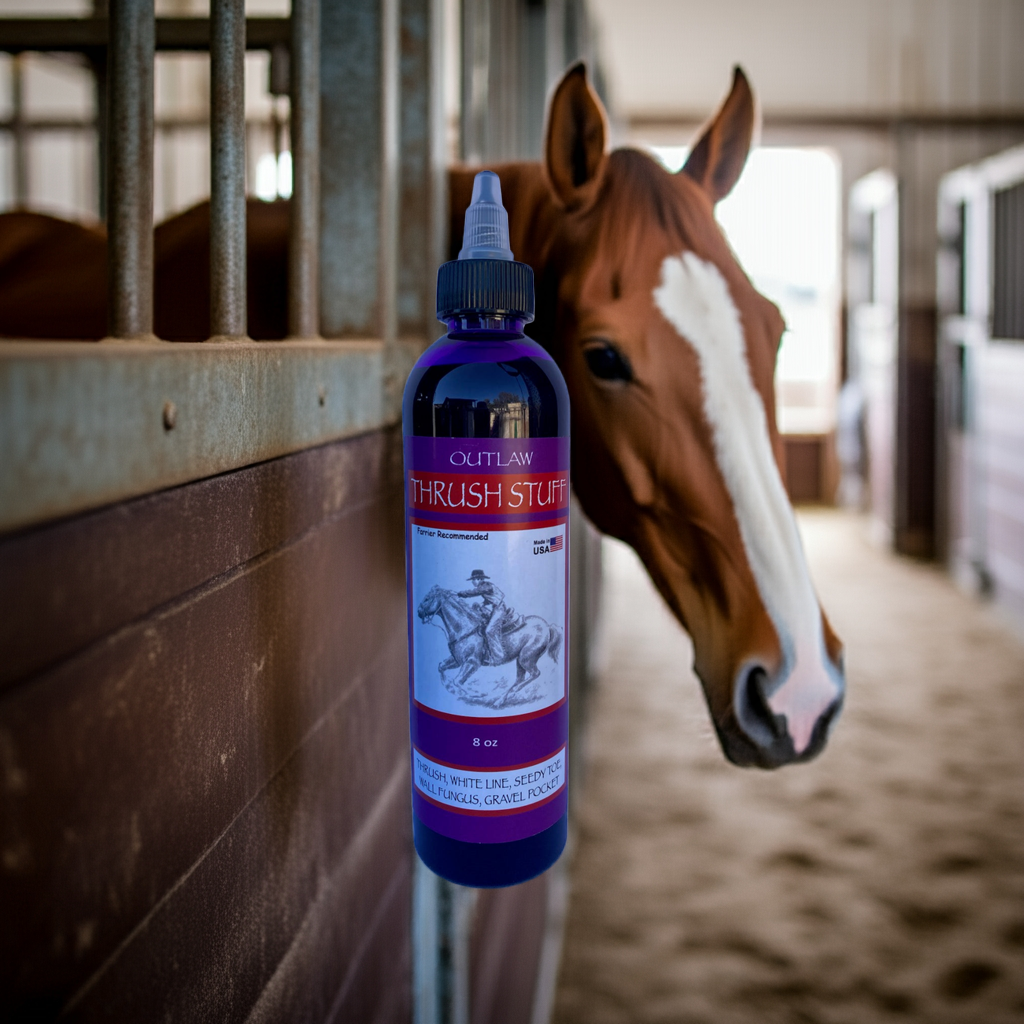 Outlaw Thrush stuff- Horse Thrush Treatment- Preventing and Treating Thrush in Horses