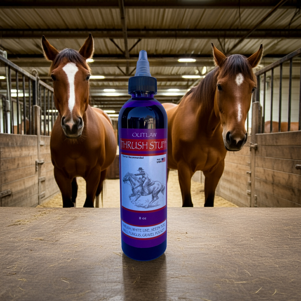 Outlaw Thrush stuff- Horse Thrush Treatment- Preventing and Treating Thrush in Horses