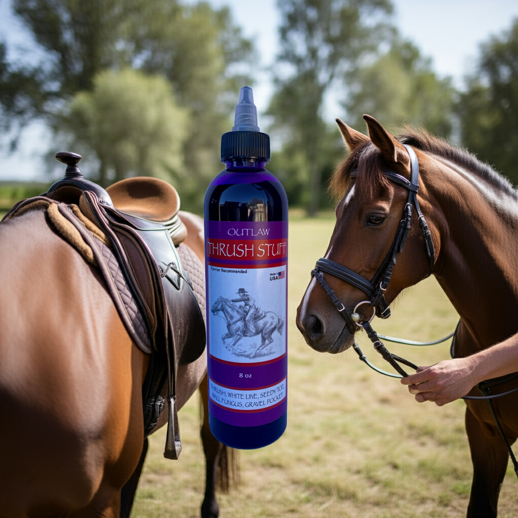 Outlaw Thrush stuff- Horse Thrush Treatment- Preventing and Treating Thrush in Horses